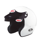 The white Bell Mag Open Face Racing Helmet - SA2025.