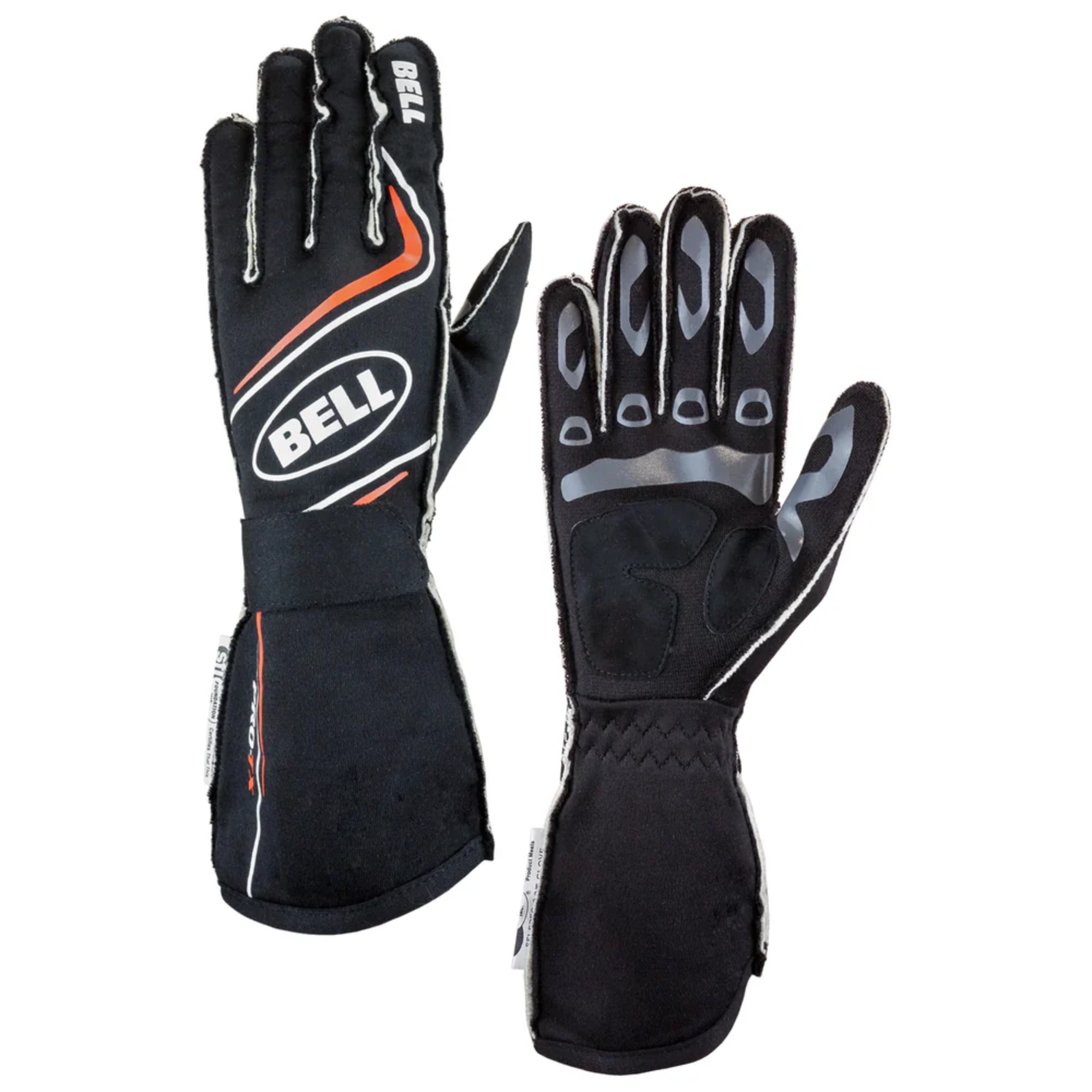 The black and orange Bell Pro-TX Racing Gloves.