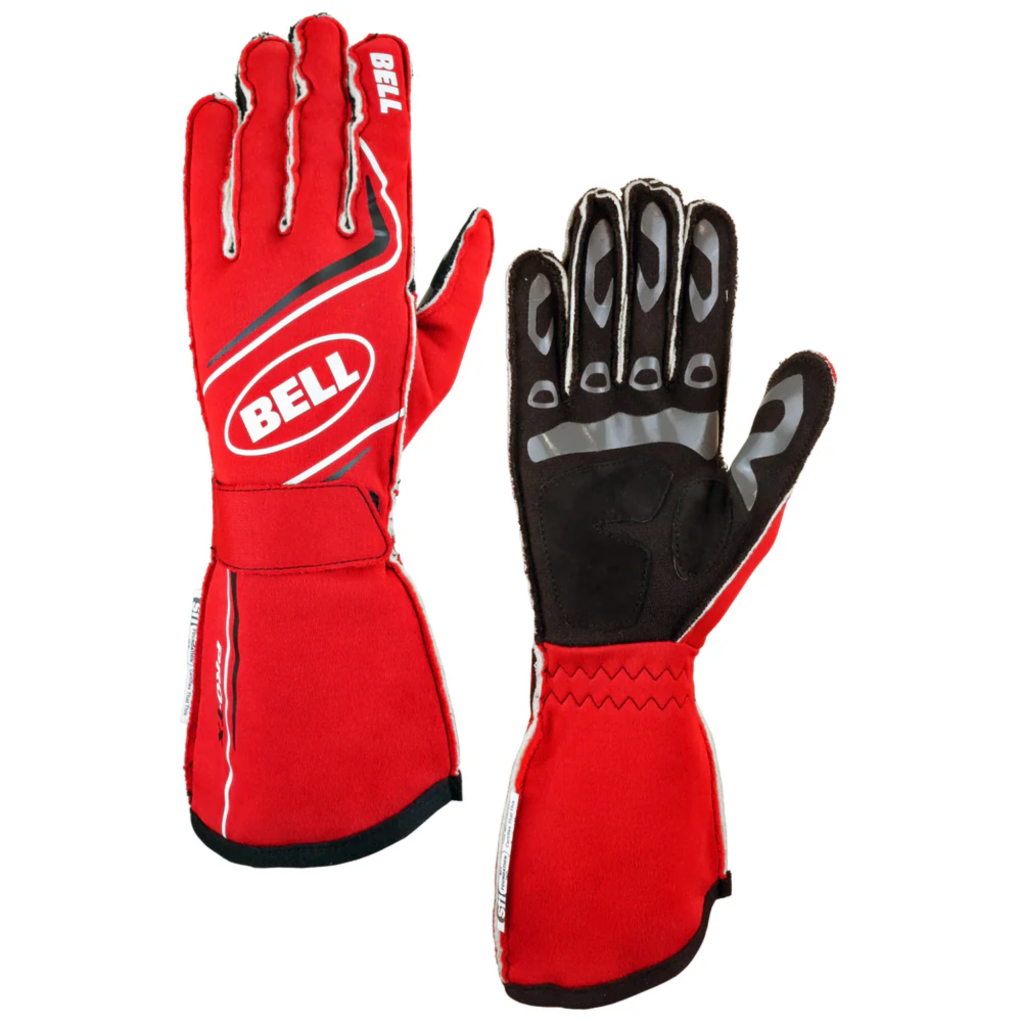 The red and black Bell Pro-TX Racing Gloves.