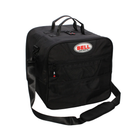 The back of the Bell RS Helmet & Hans Bag.
