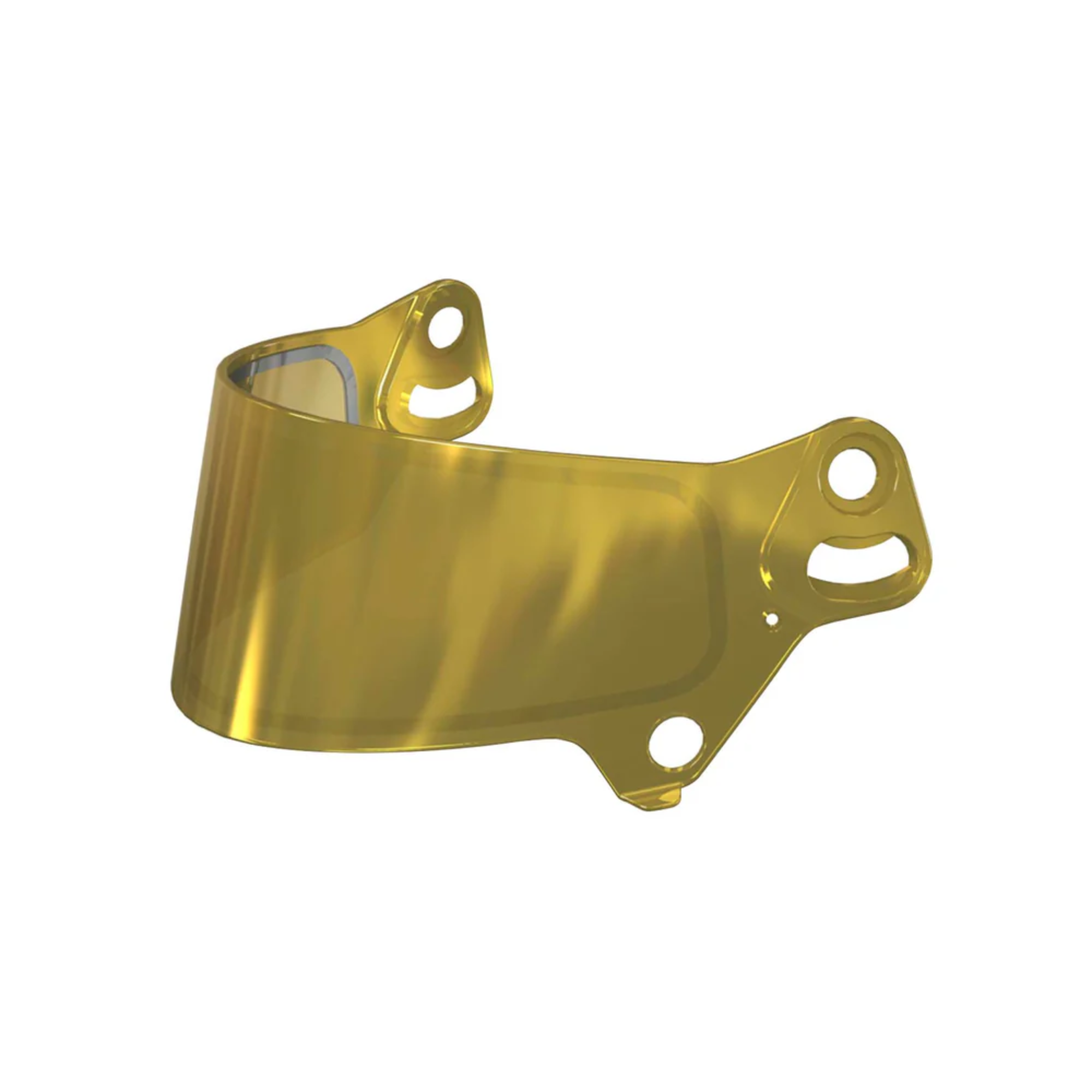 The gold chrome Bell SE07 DSAF Fog Free Helmet Shield.