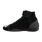 The black Bell Sport-YTX Youth Racing Shoes from Bell showing the inside of the shoe.