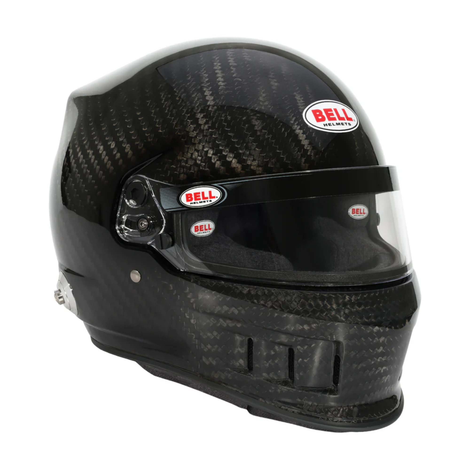 The Bell XD7 Ultra Carbon Racing Helmet at an angle.