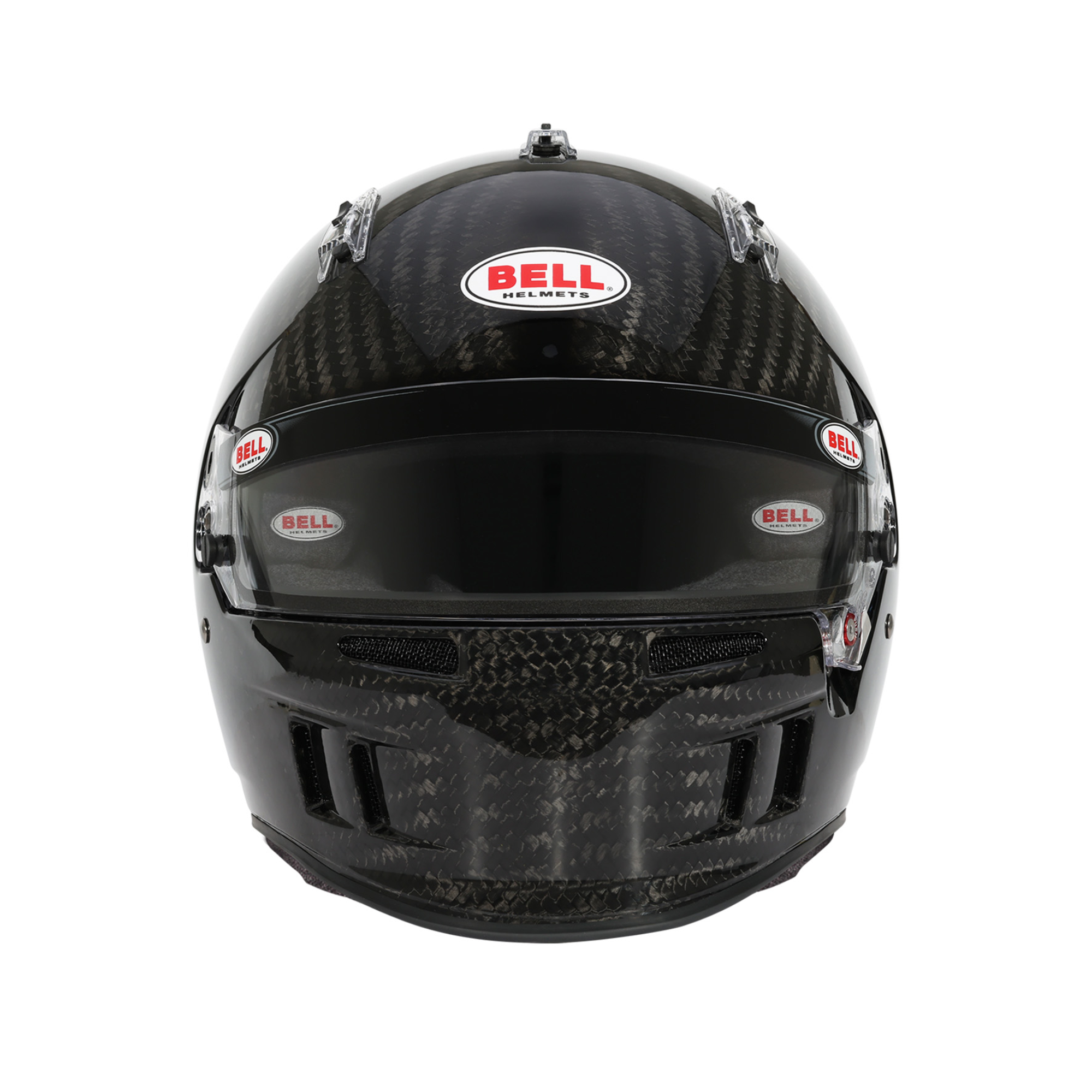 The front of the Bell XR7 Ultra Carbon Racing Helmet.