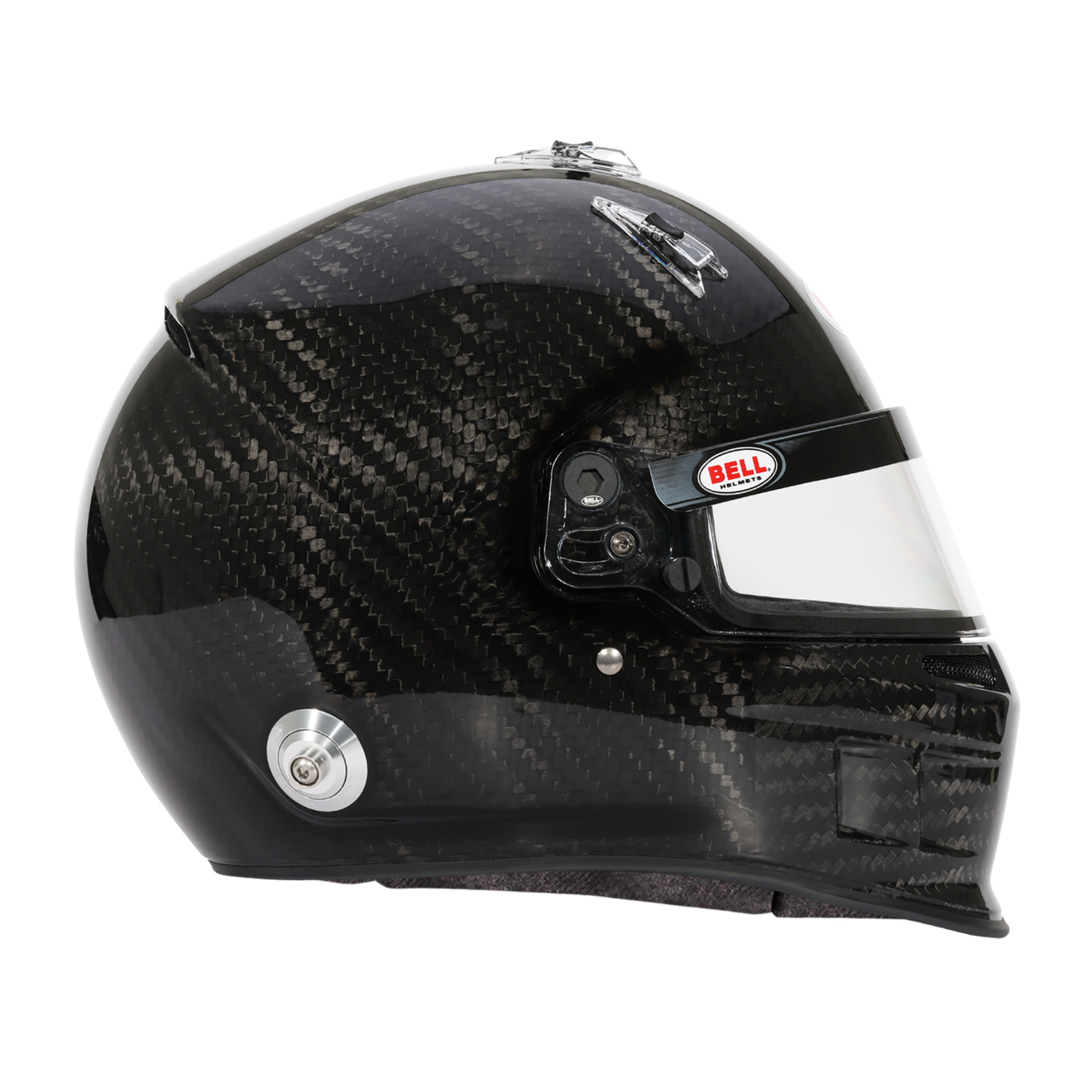 The right side of the Bell XR7 Ultra Carbon Racing Helmet.