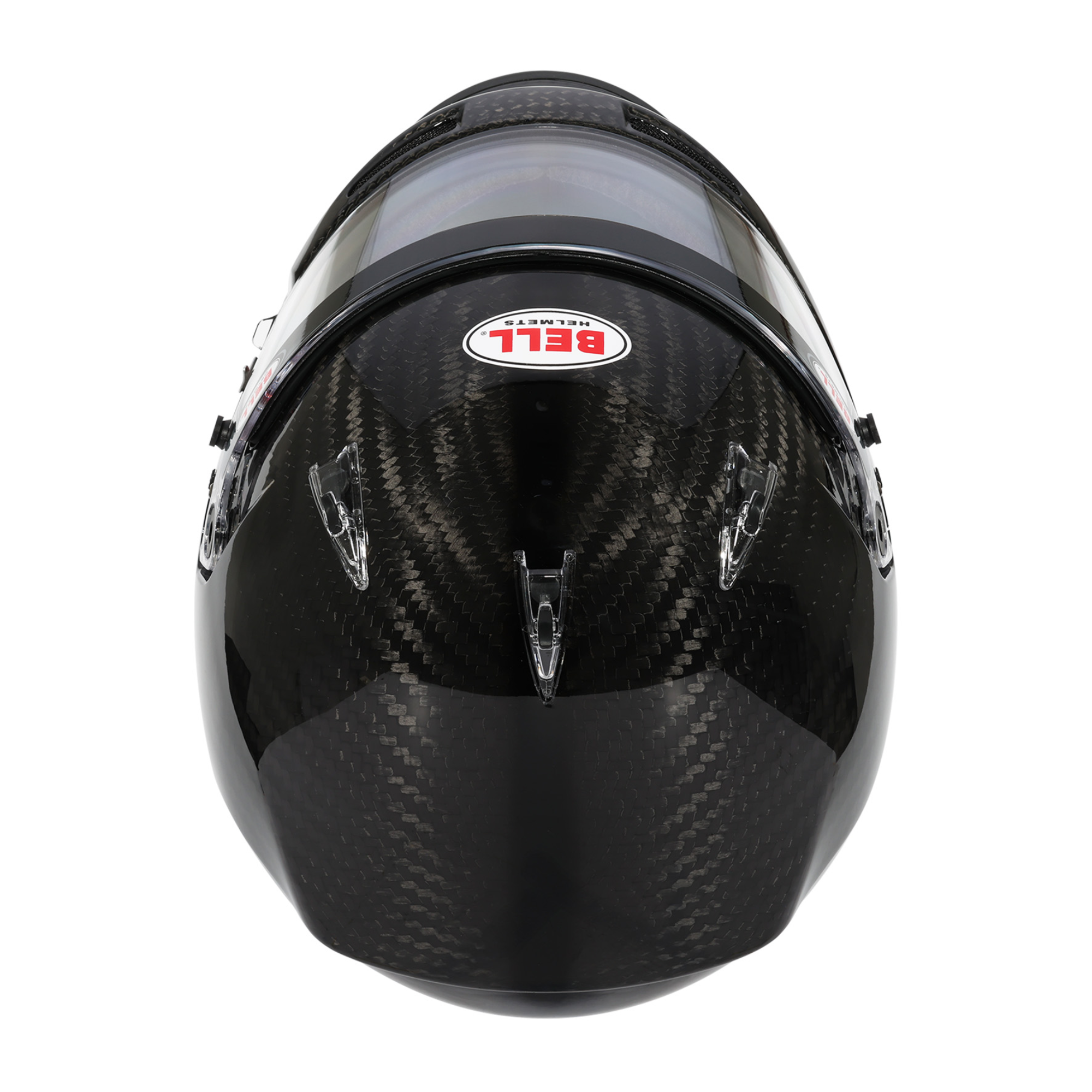 The top of the Bell XR7 Ultra Carbon Racing Helmet.