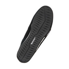 The black Chicane Speedster Women's Shoes from Chicane with pink accents focusing on the sole.