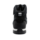 The back heel of the black SFI 3.3 rated Chicane TS-X Pit Crew Shoes.