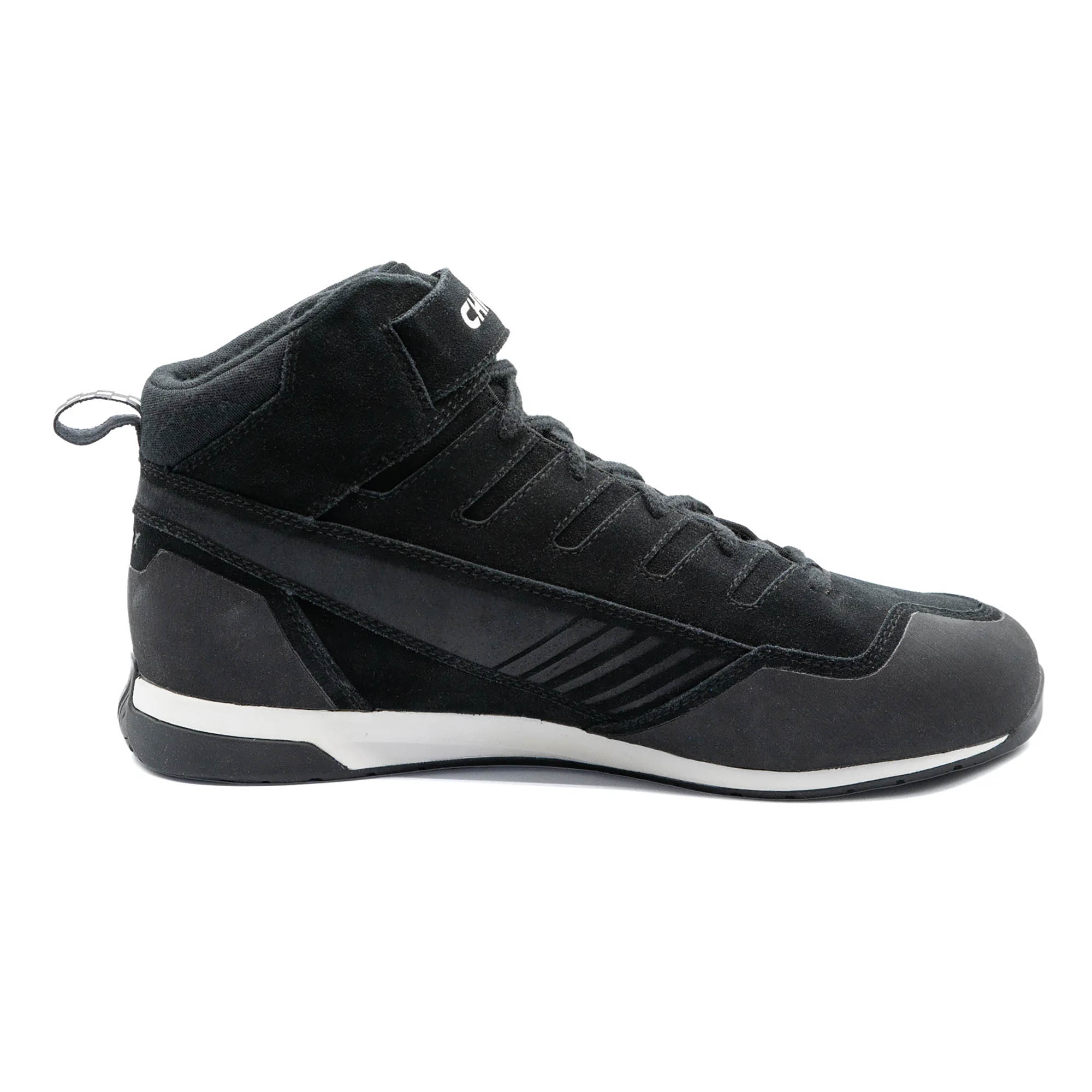 The other side of the black SFI 3.3 rated Chicane TS-X Pit Crew Shoes.