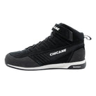 The side of the black SFI 3.3 rated Chicane TS-X Pit Crew Shoes.