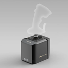 The Moza Flight AB9 Base & Active Shifter shown from a side profile with a diagram for the shifter attached.