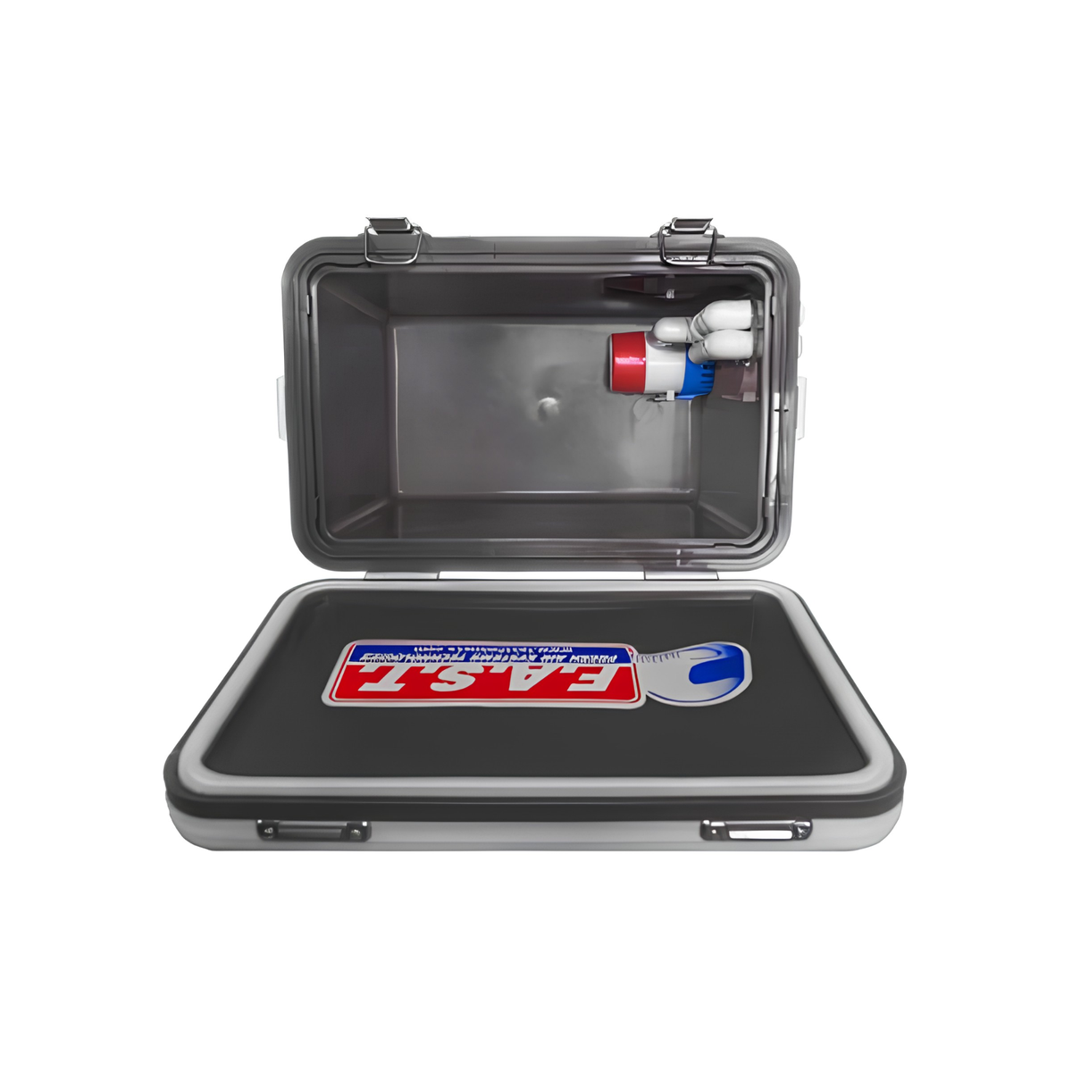 The inside of the Fresh Air Systems Elite Series 13-Quart Cooler.