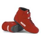 The red SFI 3.3 G-Force GF235 Racegrip Racing Shoes.