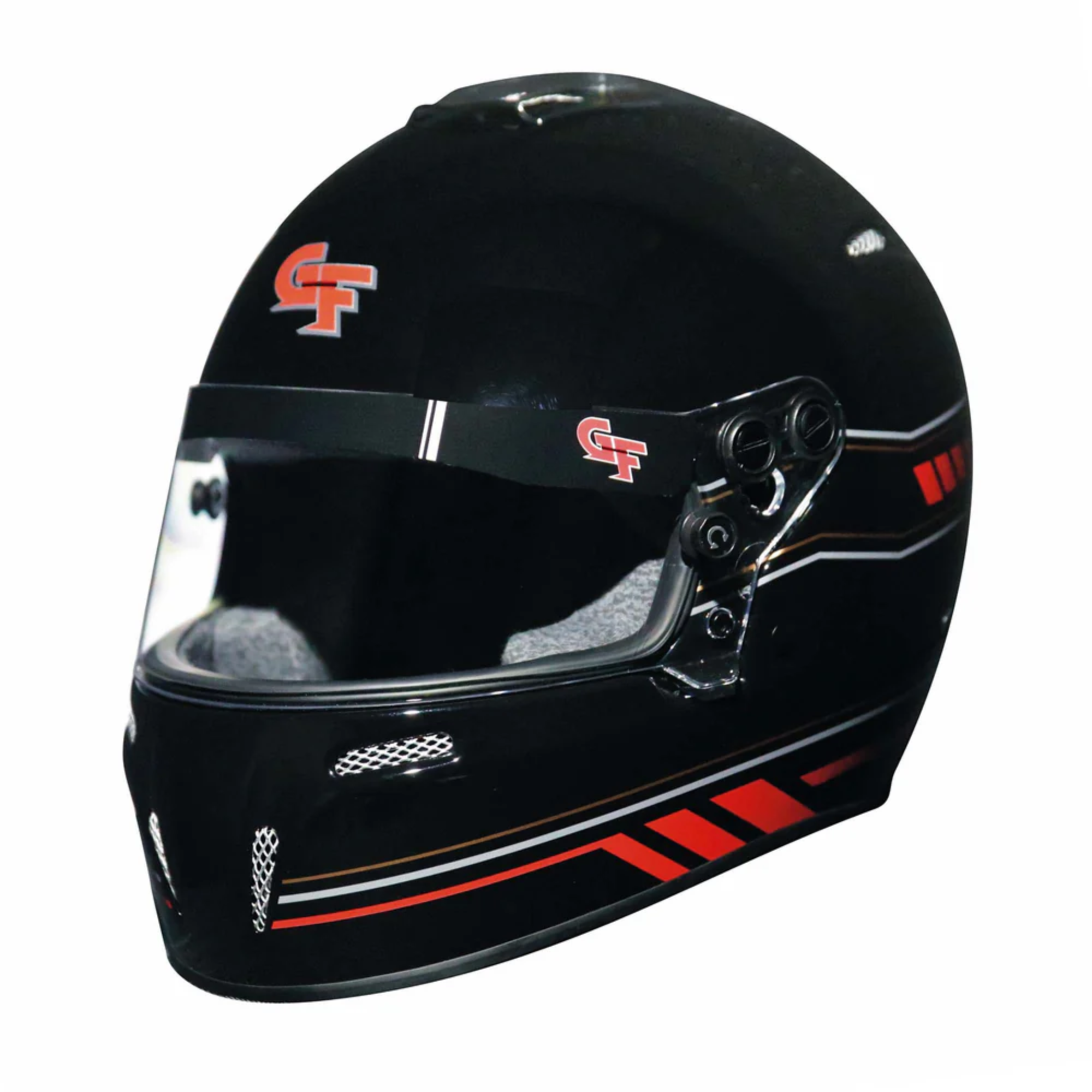 The black and red G-Force Nighthawk Graphics Racing Helmet - SA2020 from G-Force.