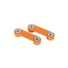 The HANS Sport II Sliding Tethers - Post Anchor close up.