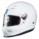 The white Snell SA2020-rated HJC H10 Racing Helmet.