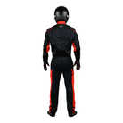 The back of the red SFI 3.4/5 homologated K1 RaceGear Aero SFI Racing Suit.