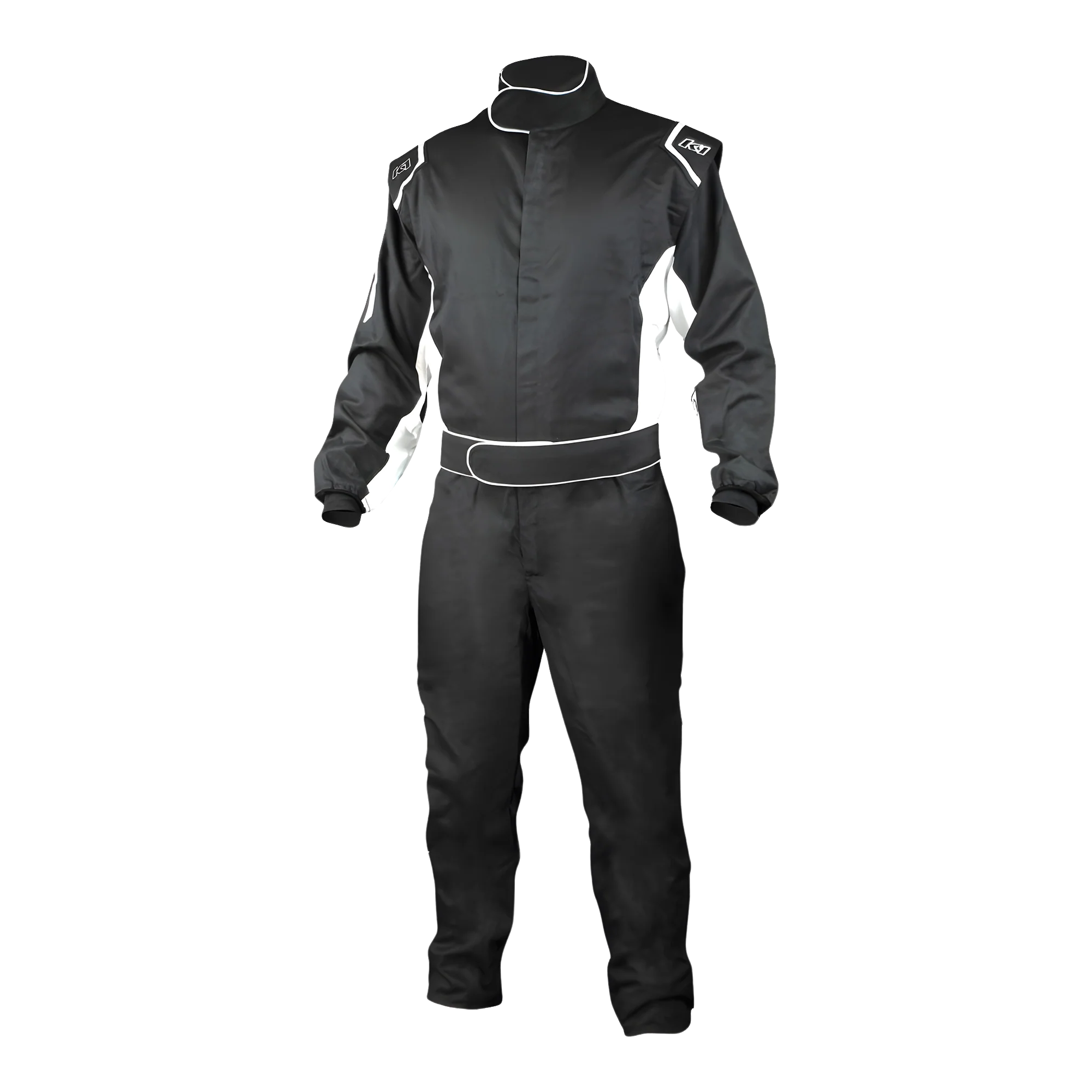 The front of the K1 RaceGear Challenger SFI Racing Suit.