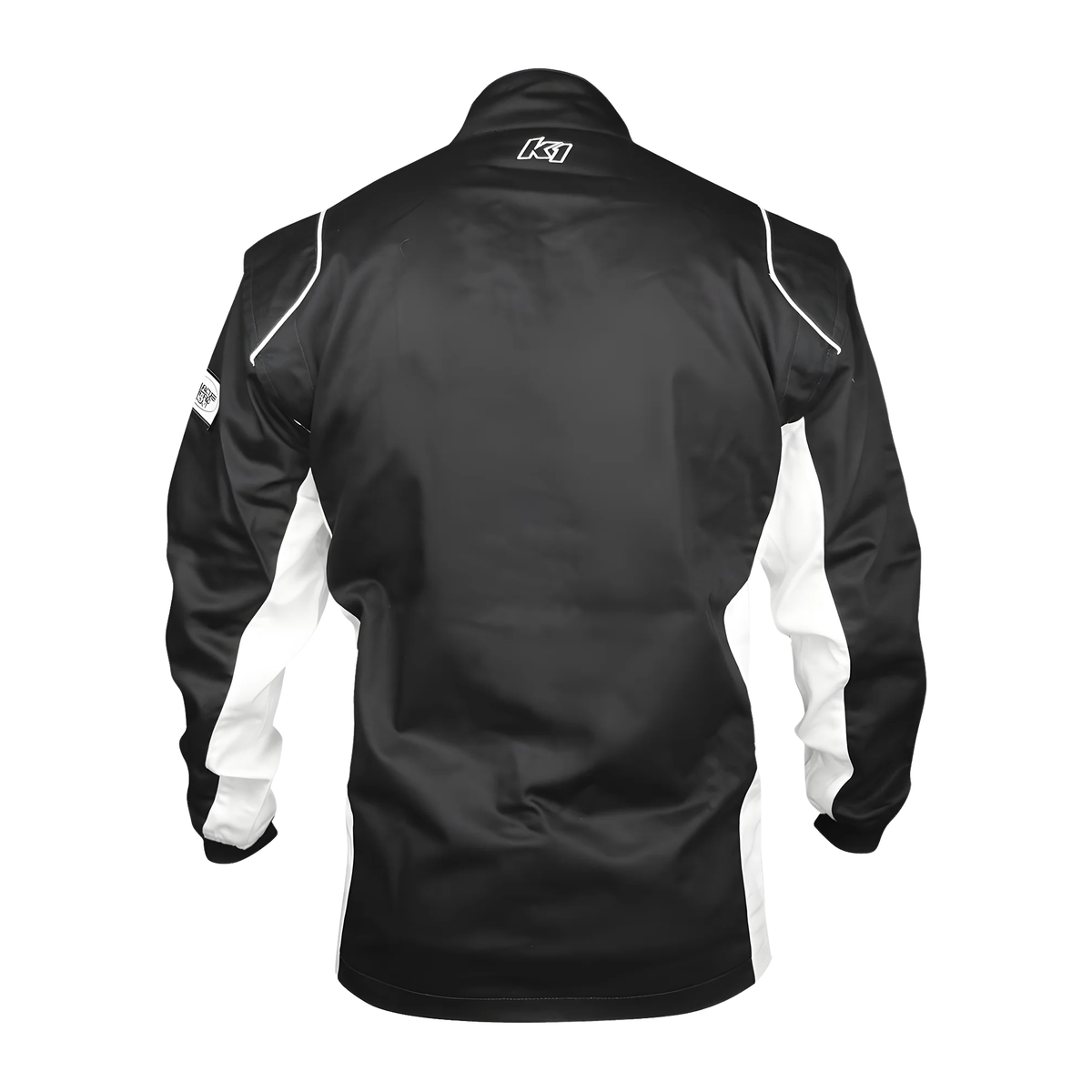 The back of the K1 RaceGear Challenger SFI Racing Suit Jacket.