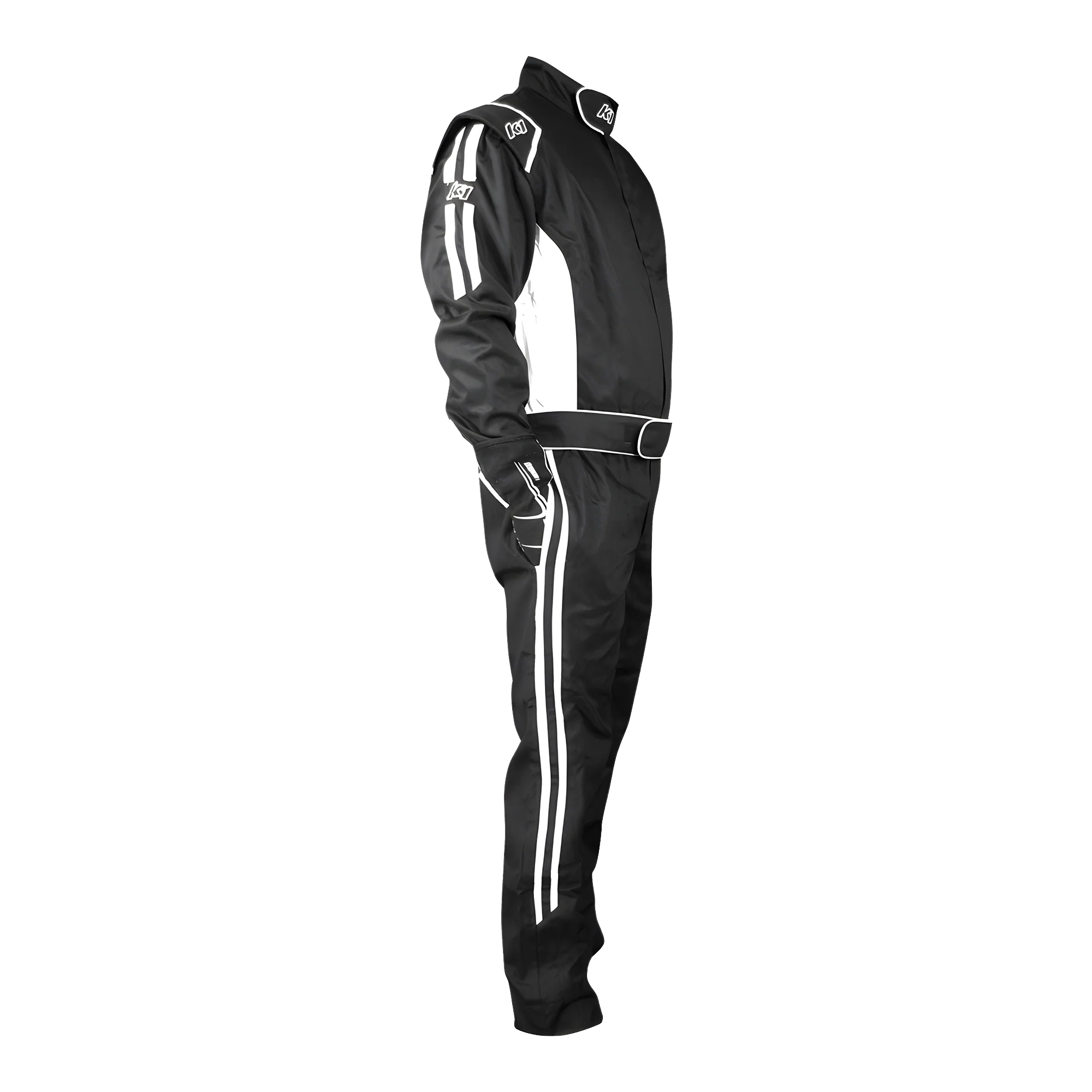 The side of the K1 RaceGear Challenger SFI Racing Suit.