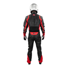 The back of the red SFI 3.2A/5 homologated K1 RaceGear Precision II SFI Racing Suit.