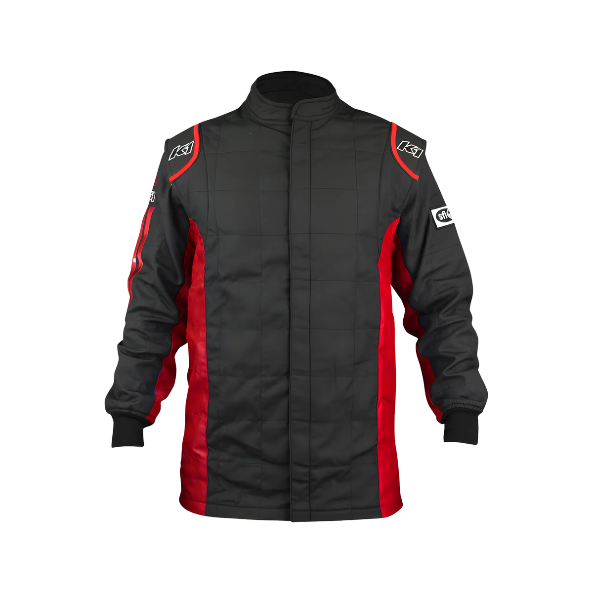 The red SFI 3.2A/5 homologated K1 RaceGear Sportsman SFI Racing Suit Jacket.