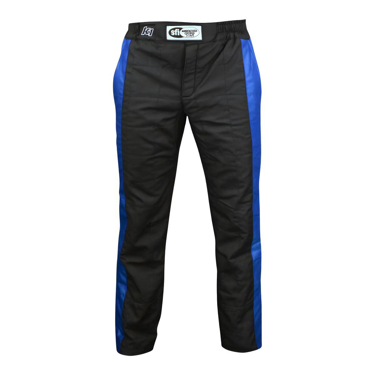 The blue SFI 3.2A/5 homologated K1 RaceGear Sportsman SFI Racing Suit Pants.