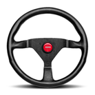 The black and red Momo Montecarlo Steering Wheel.