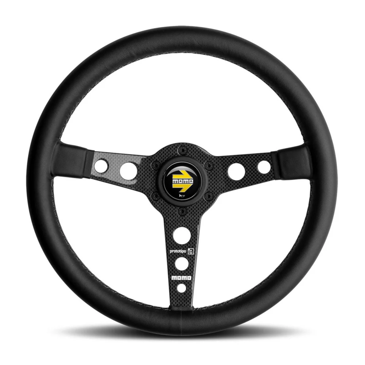 The Momo Prototipo 6C Carbon Steering Wheel.