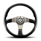 The anthracite Momo Tuner Steering Wheel.