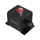 The Moza Racing E-Stop Switch at an angle.