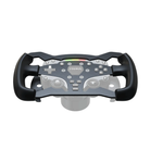 The Moza Racing ES Formula Steering Wheel Mod on a Moza ES Sim Racing Steering Wheel at an angle.