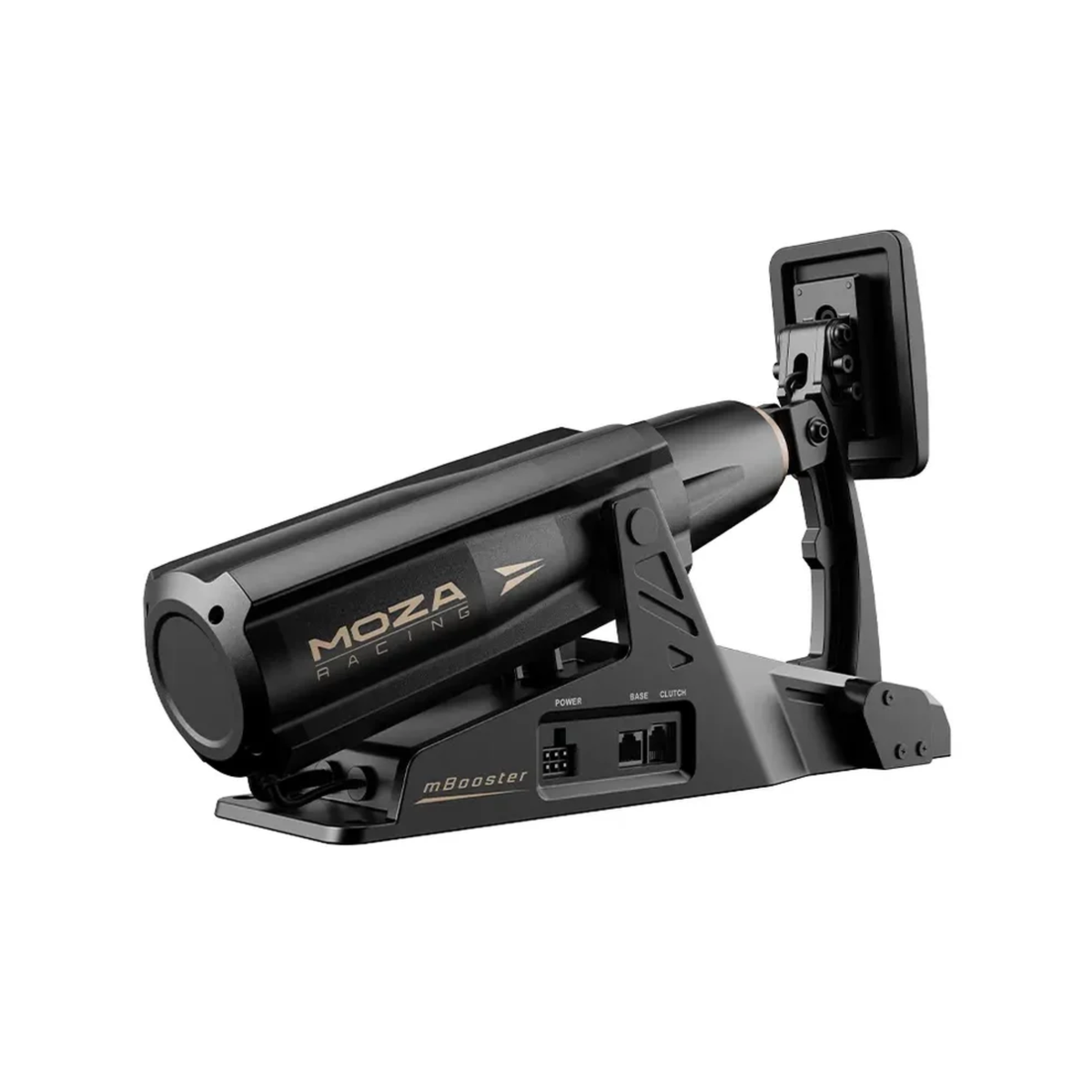 The back of the Moza Racing mBooster Active Pedal.