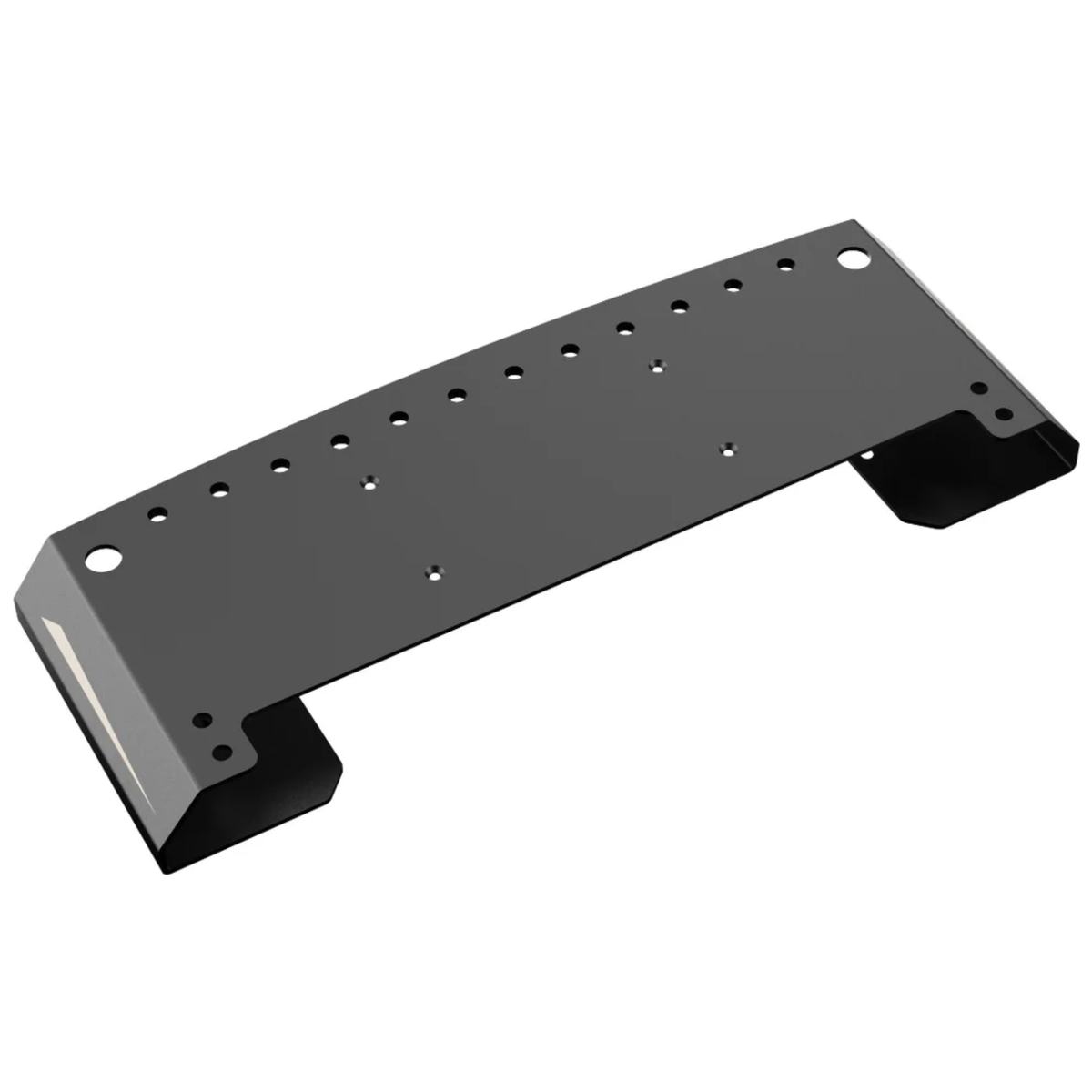 The Moza Racing mBooster Base Extension Plate for CRP2 Pedals close up.
