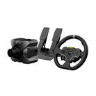 The wheelbase, pedals and wheel from the Moza Racing R3 PC Sim Racing Bundle.