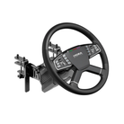 The steering wheel from the Moza Racing R5 Truck Driving Bundle.