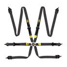 The black OMP First 2 Racing Harness.