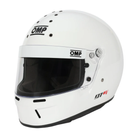 The white OMP GT-EV Racing Helmet - SA2025.