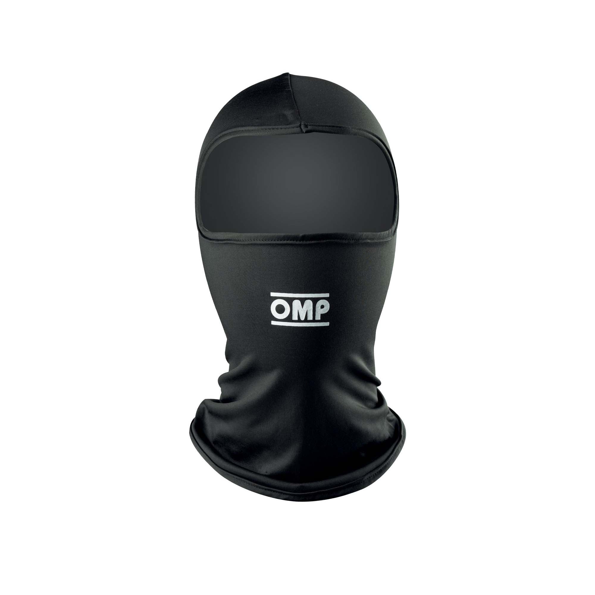 The black OMP Karting Balaclava.