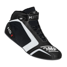 The black and white OMP KS-1 Karting Shoes from OMP.