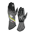 The anthracite and yellow OMP KS-2 Art Karting Gloves.