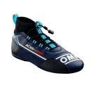 The navy and cyan OMP KS-2F Karting Shoes.