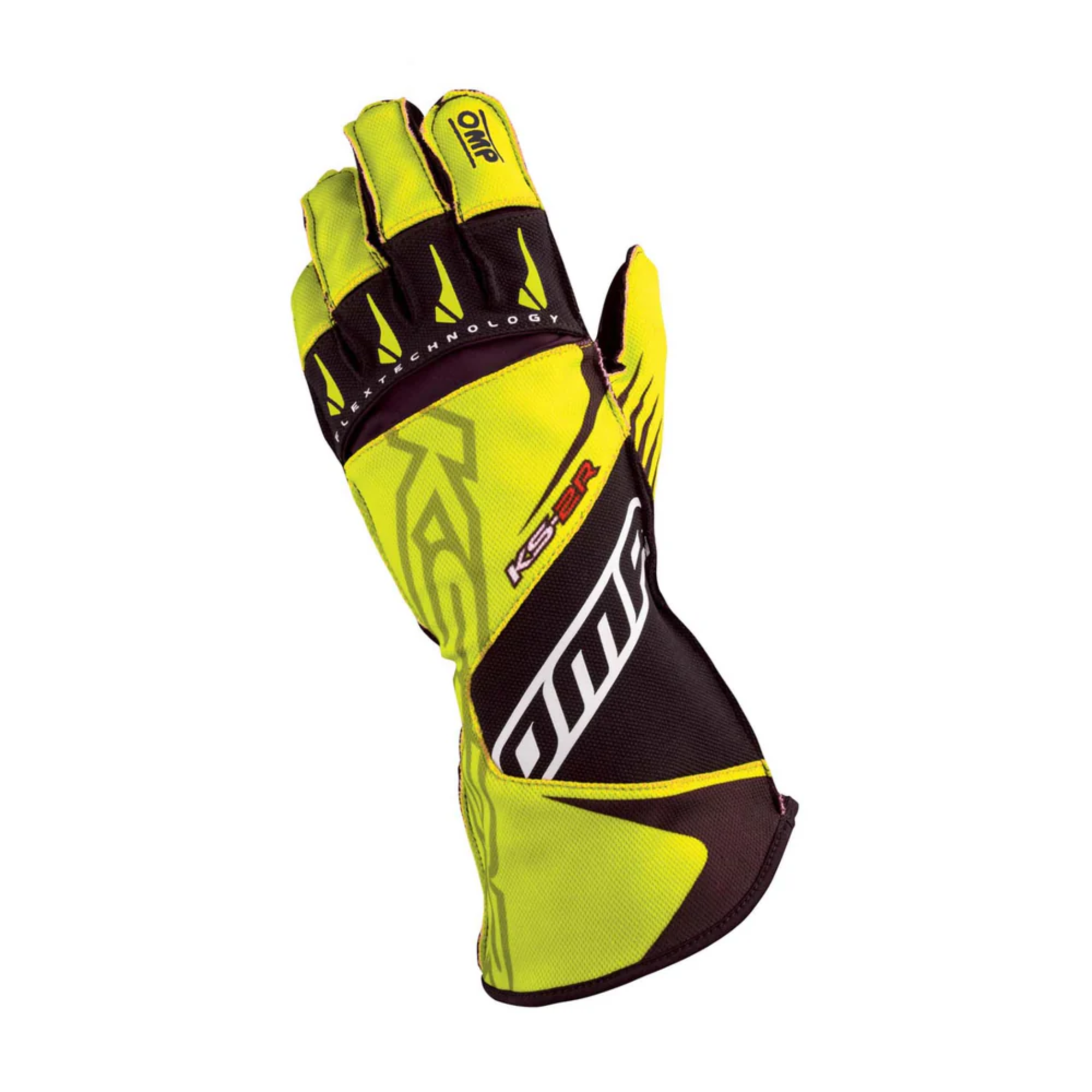 A single OMP KS-2R Youth Karting Glove.