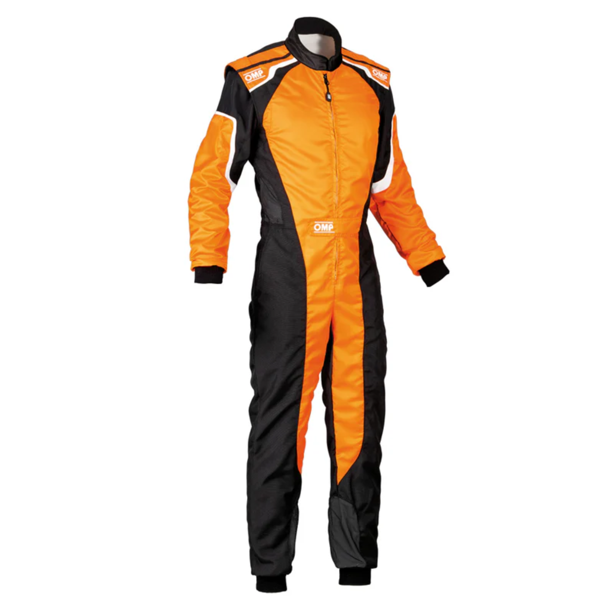 The black and orange OMP KS-3 Kart Racing Suit.