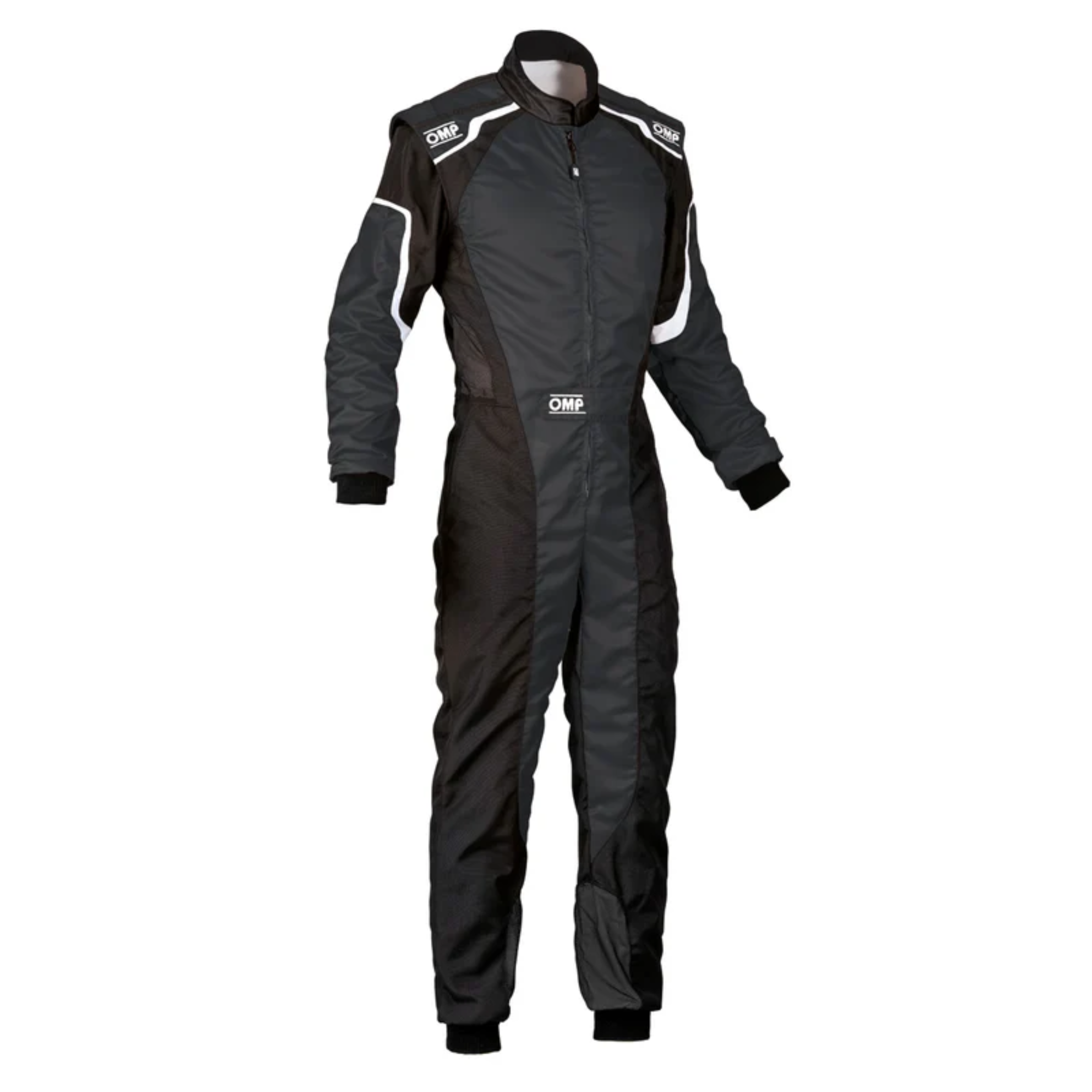 The black and white OMP KS-3 Kart Racing Suit.