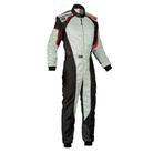 The silver and black OMP KS-3 Kart Racing Suit.