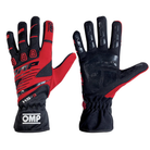 The black and red OMP KS-3 Karting Gloves.