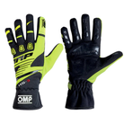 The black and yellow OMP KS-3 Karting Gloves.
