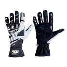 The black and white OMP KS-3 Youth Karting Gloves.