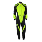The black and yellow OMP KS-3X Kart Racing Suit.